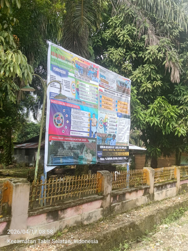 APBDesa Bungo Antoi Tahun Angaran 2026